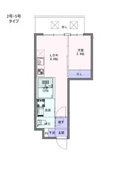 ヴィラージュ天神の物件間取画像